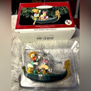Vintage “Donald and Daisy in Venice” Hallmark Keepsake Ornament
